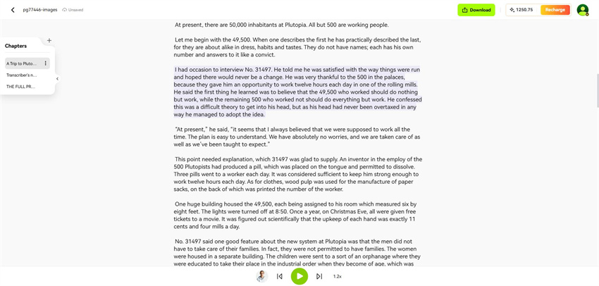 Make Essay Read Out Loud