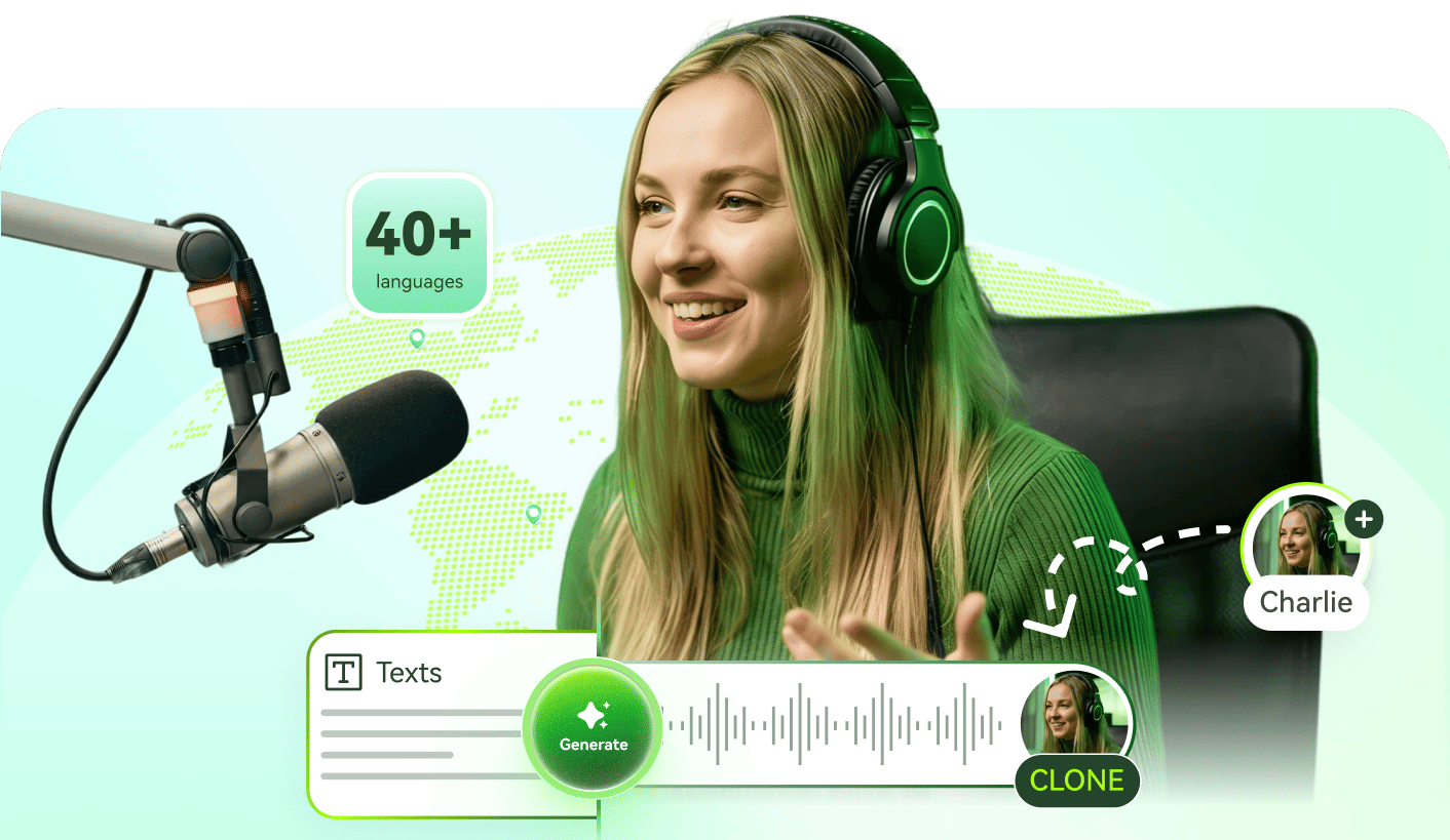 BlipCut AI Voice Generator
