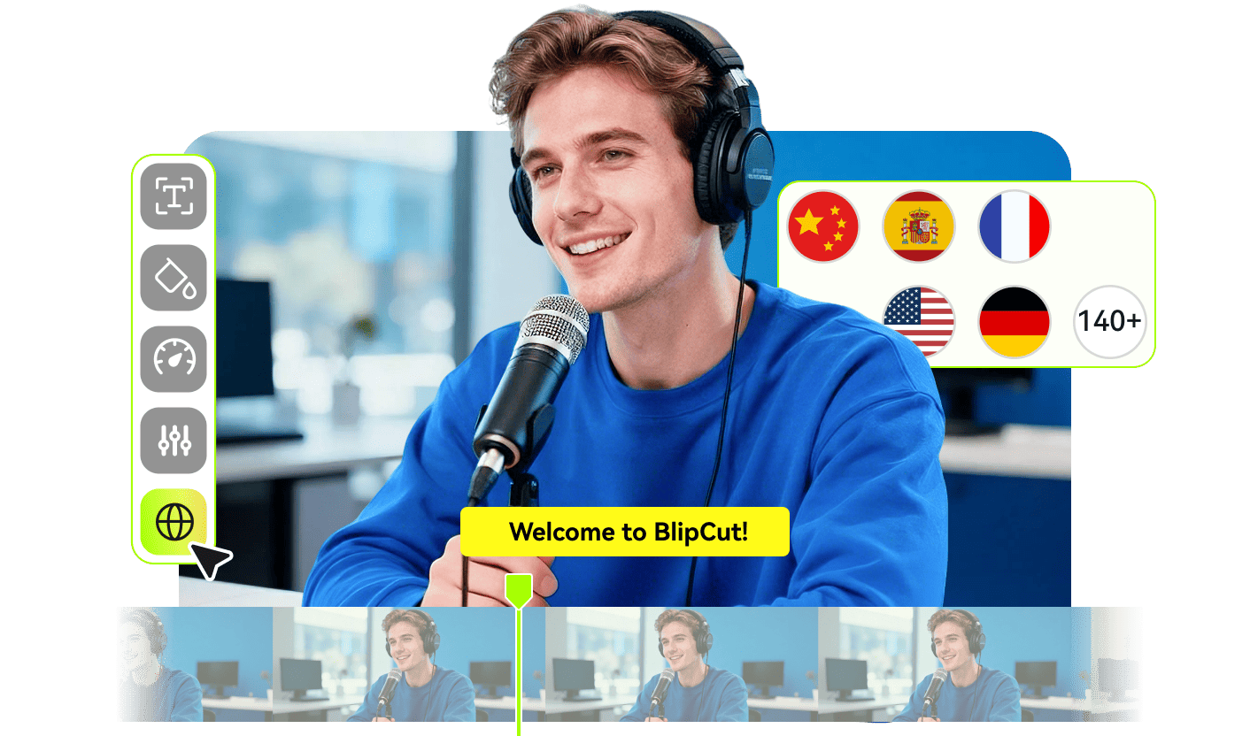 BlipCut AI Subtitle Generator