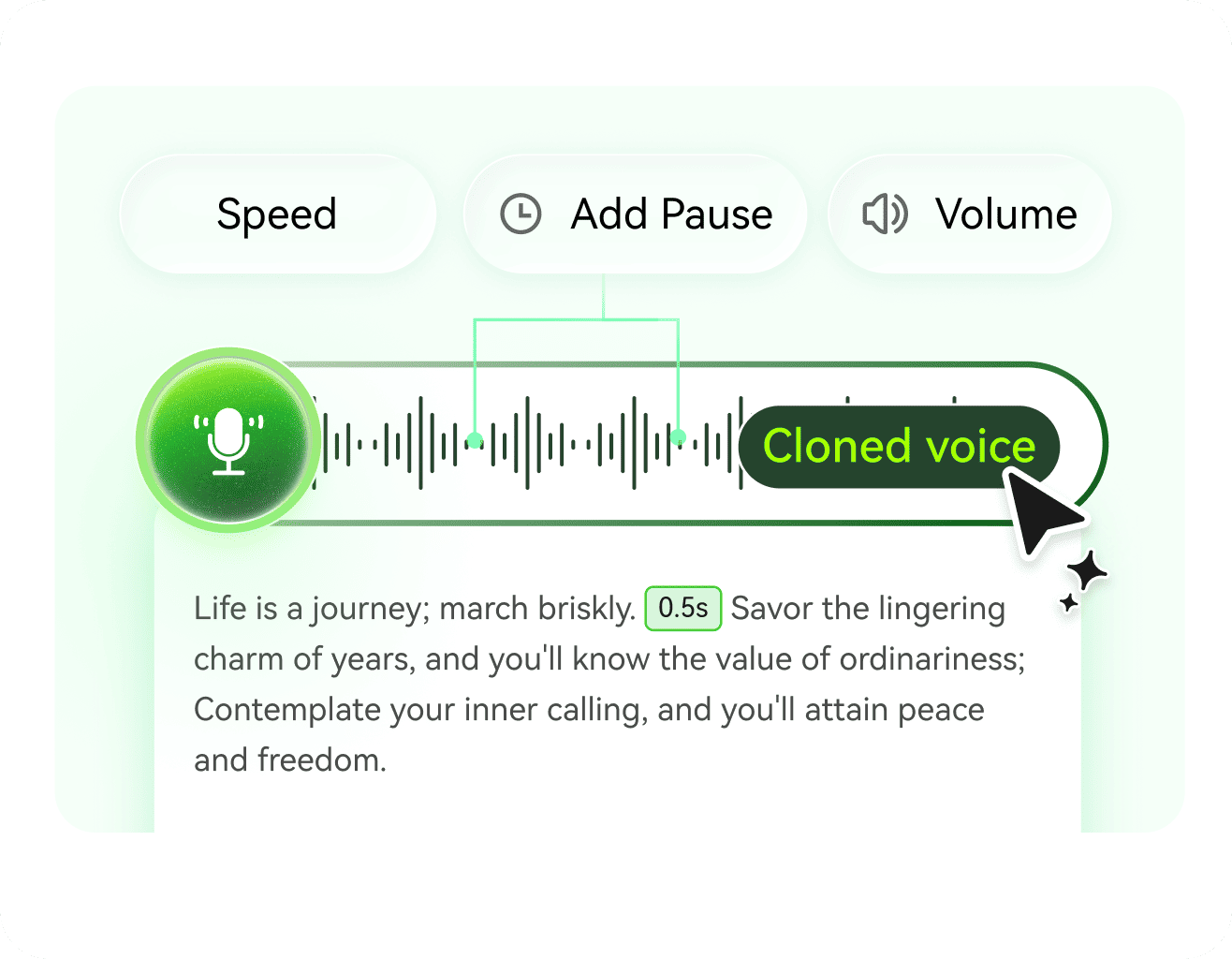 BlipCut voice clone ai