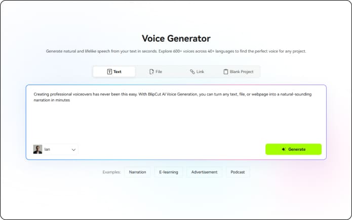 ai voice generator software
