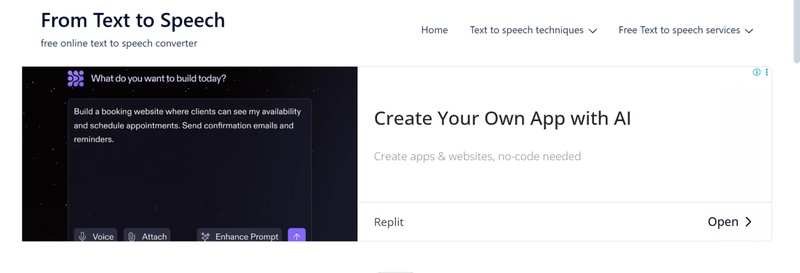 pdf reader FromTextToSpeech