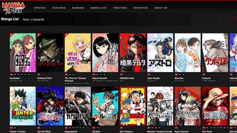 Manga Plus Reading App