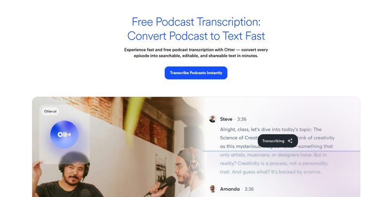 Otter.ai Podcast Summarizer