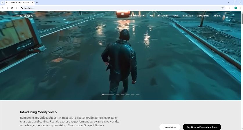 consider using luma ai instead of pollo ai