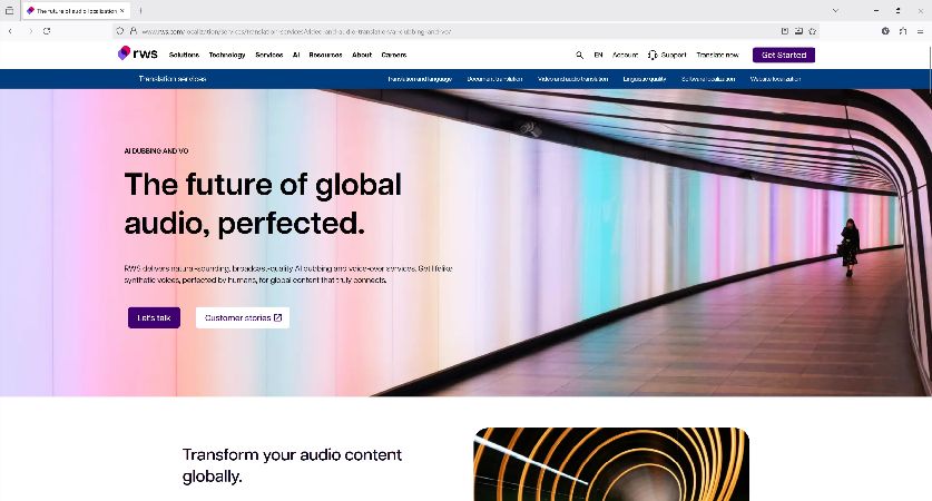 try using papercup as a dubbing app