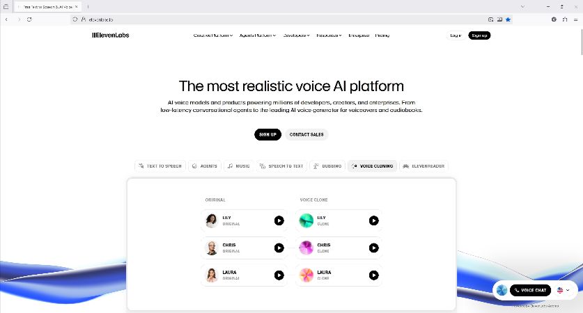 ElevenLabs dubbing app