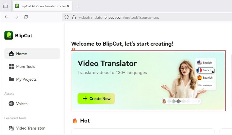 click video translator