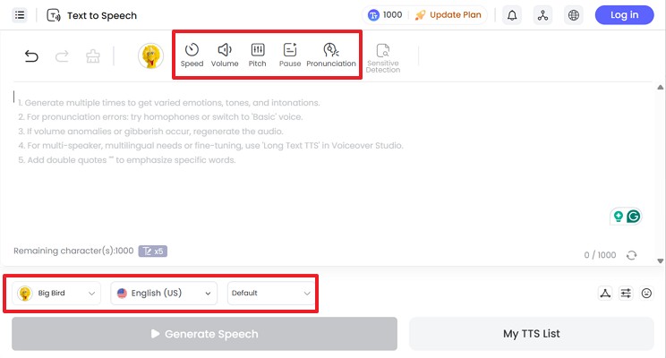 pick the style and language