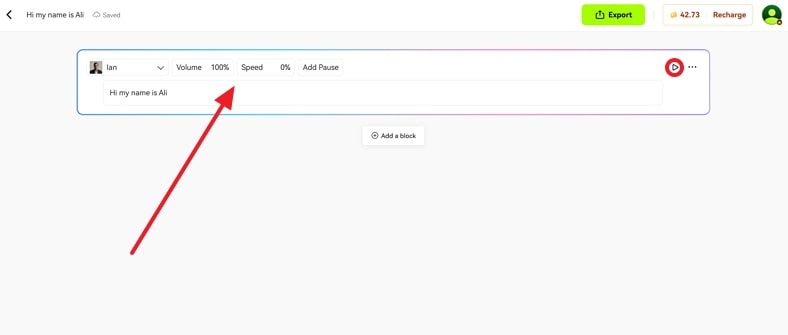 tailor speed preview output