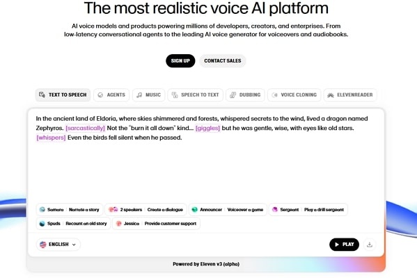 make ai voice elevenlabs