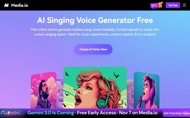 media io voice generator
