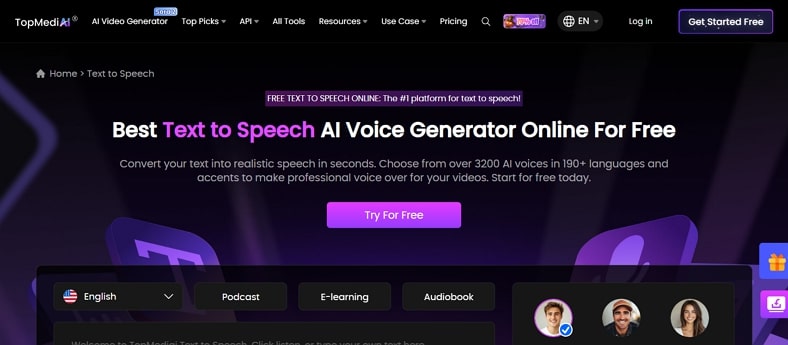 topmediai main homepage