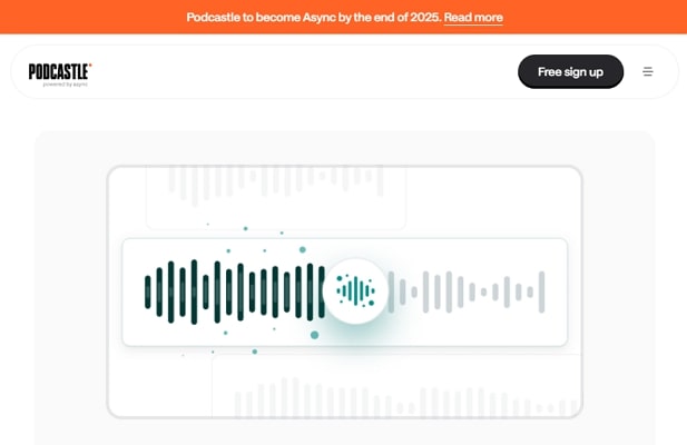 create a podcast using podcastle tool
