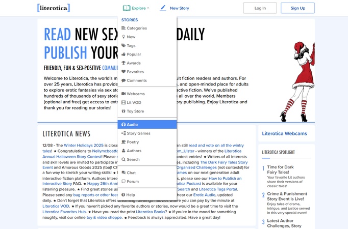Literotica audio
