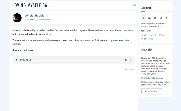 listen to Literotica audiobook