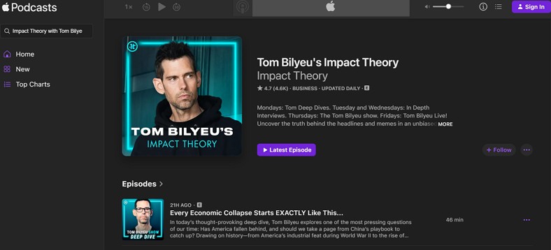 tom bilyeu motivational audio