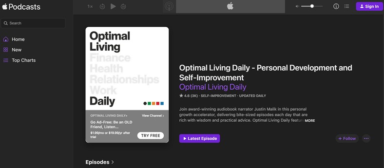 optimal living daily show