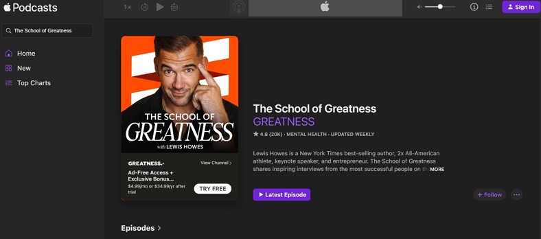 lewis howes motivational podcast