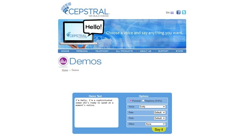 Cepstral GoAnimate Voices