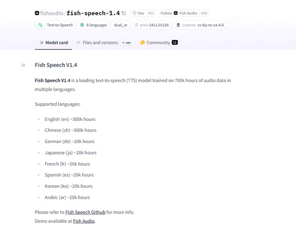 Fish Speech Open Source TTS