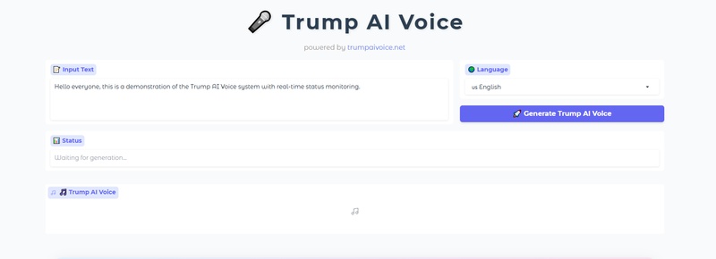 Hugging Face Trump TTS