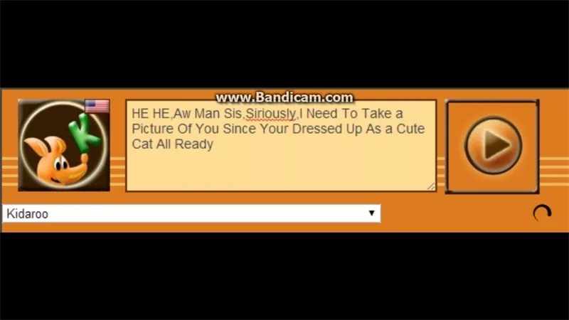 generate voiceover kidaroo