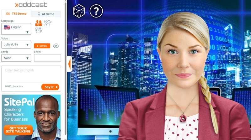 Oddcast TTS Generator