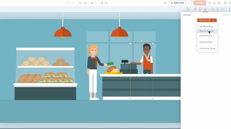 Vyond Text to Speech