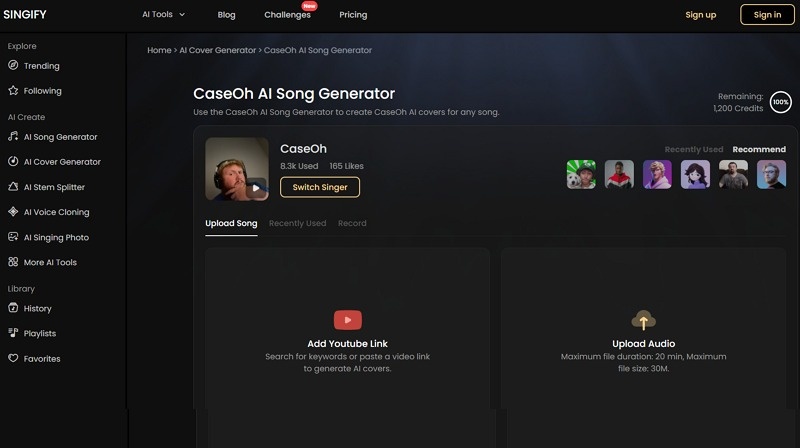 Signify AI CaseOh Song Maker